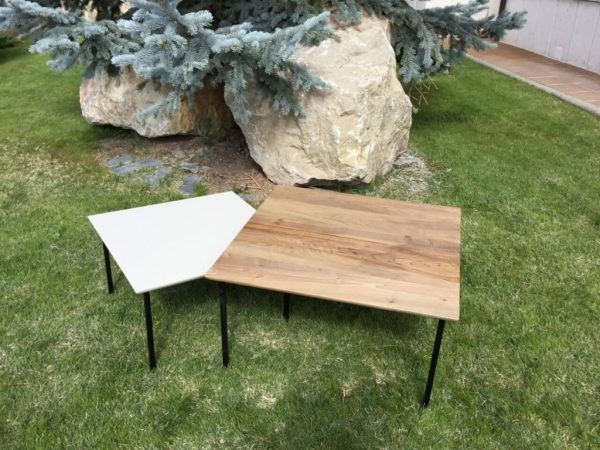 Mesa auxiliar Atenea cuadrada