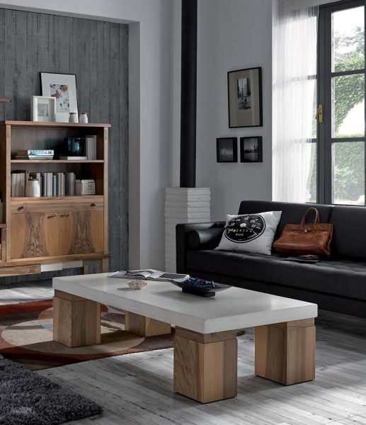 Mesa de centro rectangular Diana